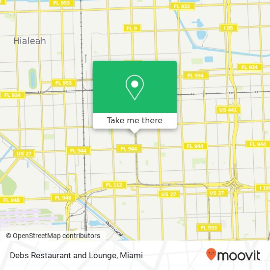 Debs Restaurant and Lounge, 5832 NW 27th Ave Miami, FL 33142 map