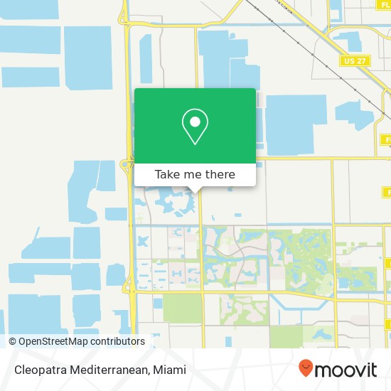 Cleopatra Mediterranean, 10770 NW 66th St Doral, FL 33178 map