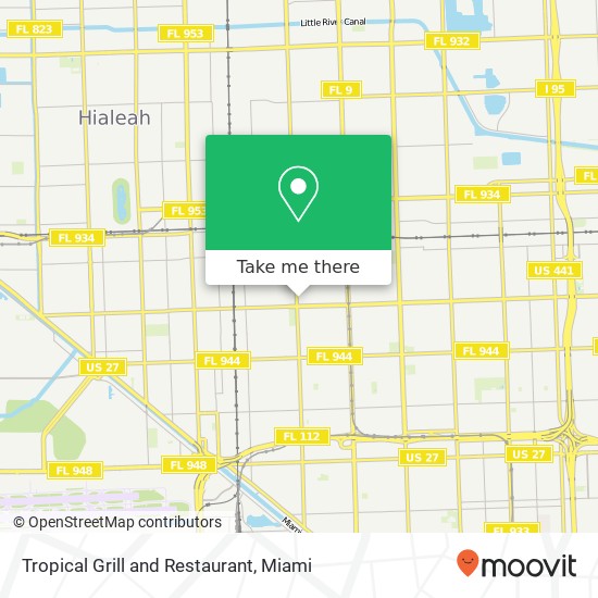 Tropical Grill and Restaurant, 6345 NW 32nd Ave Miami, FL 33147 map