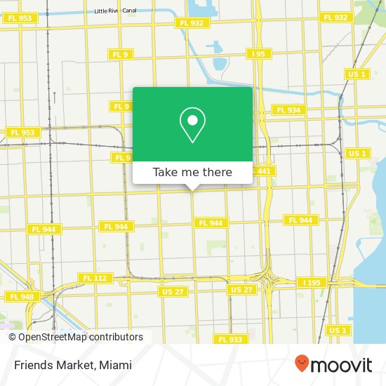 Friends Market, 6101 NW 17th Ave Miami, FL 33142 map