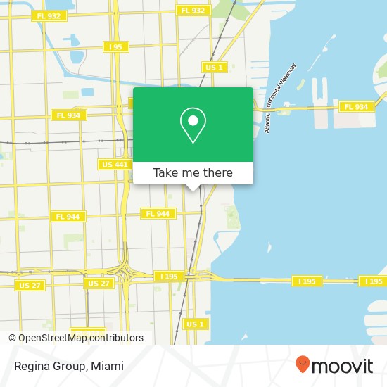 Mapa de Regina Group, 310 NE 59th St Miami, FL 33137