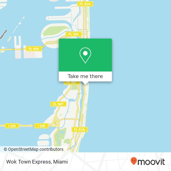 Wok Town Express, 5255 Collins Ave Miami Beach, FL 33140 map