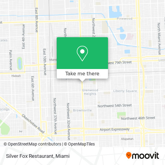 Silver Fox Restaurant map