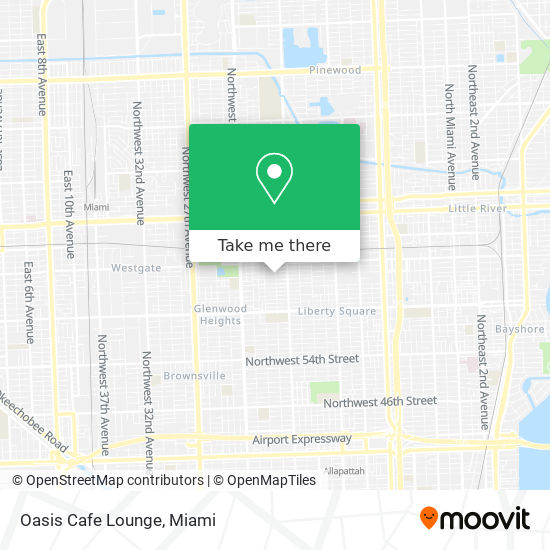 Oasis Cafe Lounge map