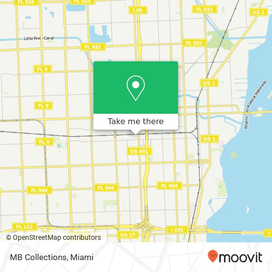 Mapa de MB Collections, 755 NW 72nd St Miami, FL 33150