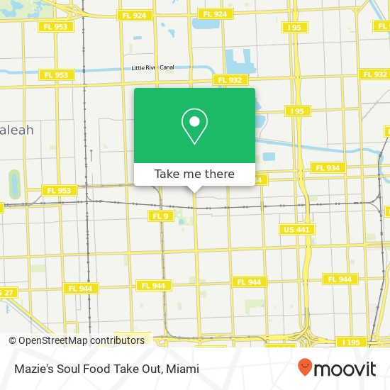 Mazie's Soul Food Take Out map