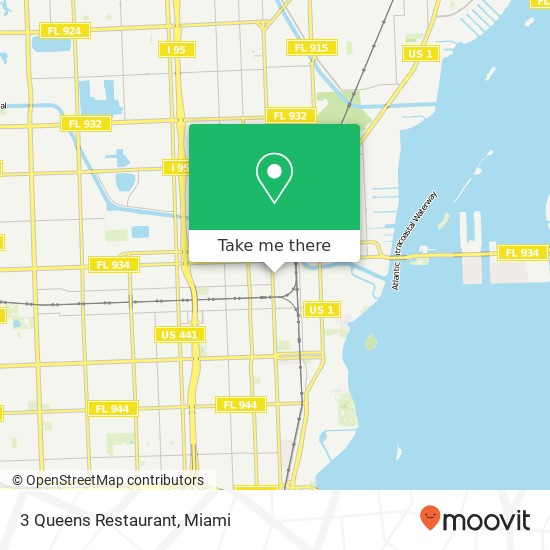 3 Queens Restaurant, 7625 NE 2nd Ave Miami, FL 33138 map