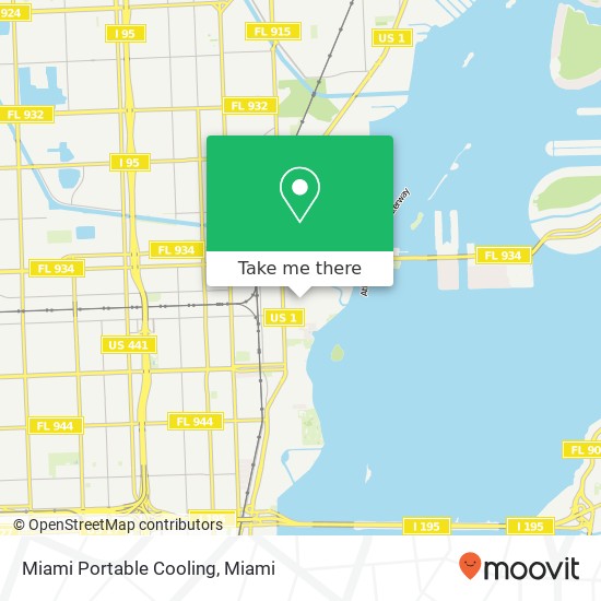 Miami Portable Cooling map