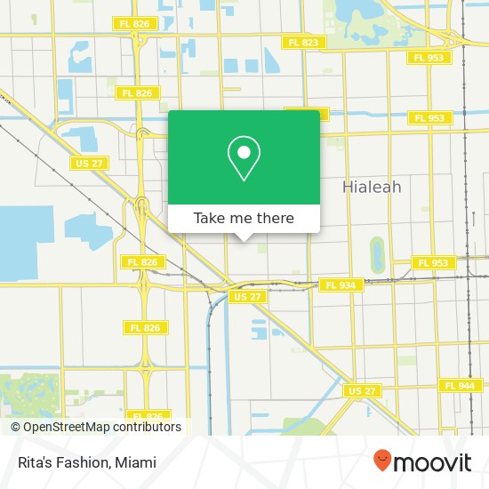 Rita's Fashion, 1020 W 29th St Hialeah, FL 33012 map