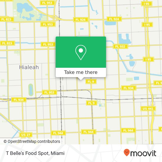 T Belle's Food Spot, 8430 NW 30th Pl Miami, FL 33147 map