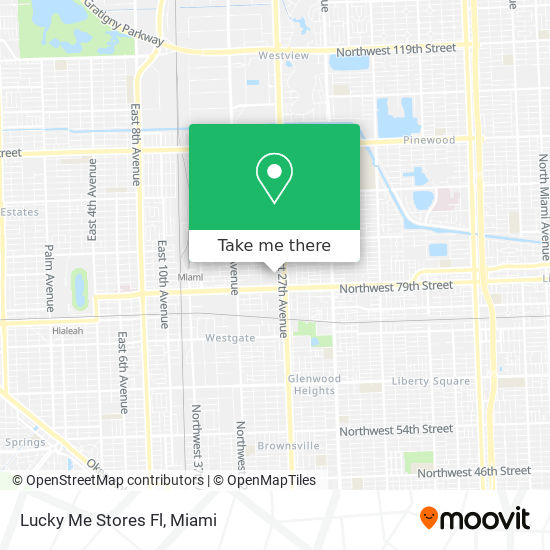 Lucky Me Stores Fl map