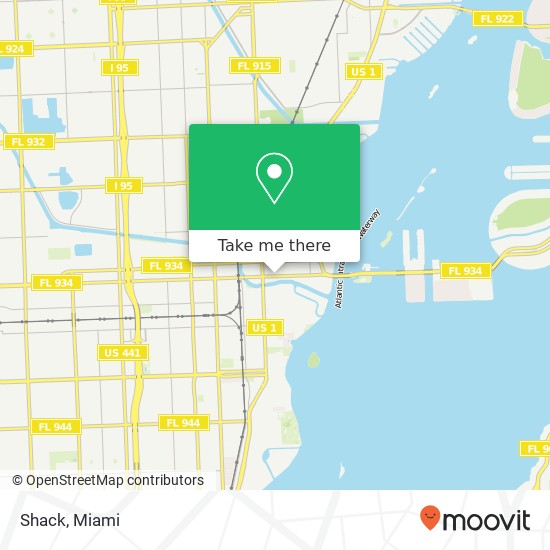 Shack, 701 NE 79th St Miami, FL 33138 map