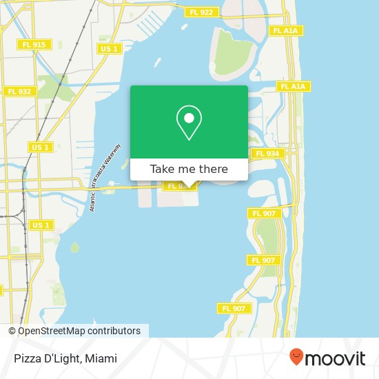Mapa de Pizza D'Light