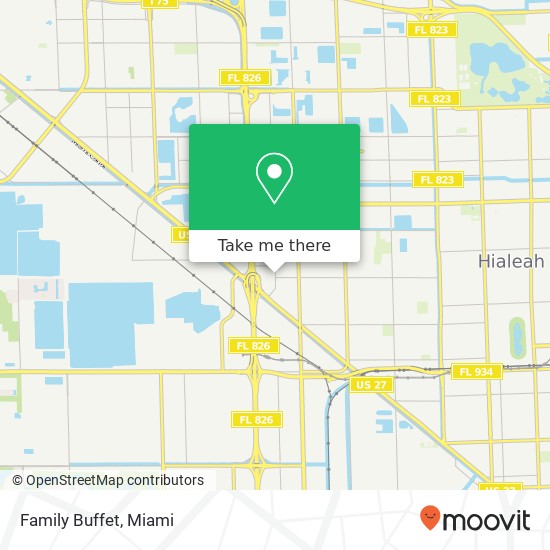 Family Buffet, 3800 W 18th Ave Hialeah, FL 33012 map