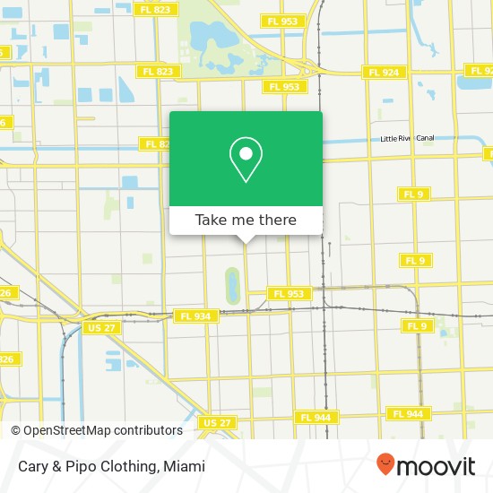 Cary & Pipo Clothing, 3305 E 4th Ave Hialeah, FL 33013 map