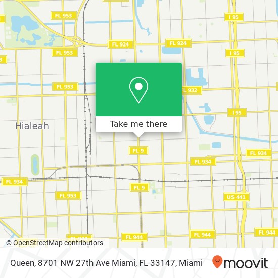 Queen, 8701 NW 27th Ave Miami, FL 33147 map