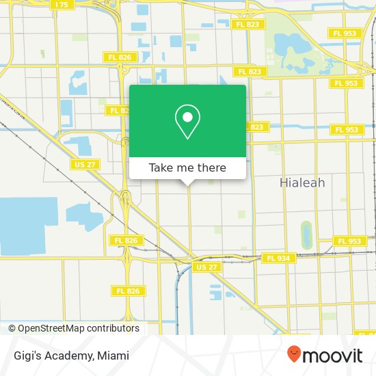 Mapa de Gigi's Academy