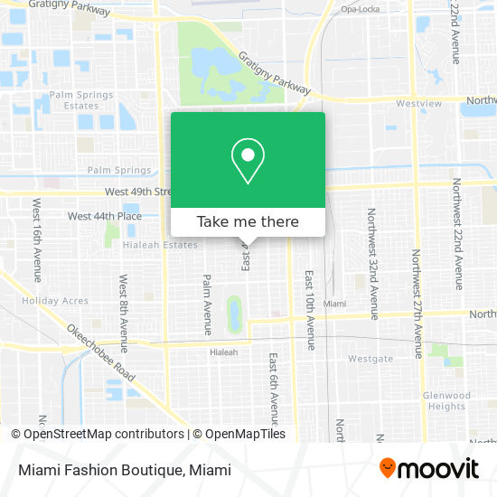 Mapa de Miami Fashion Boutique