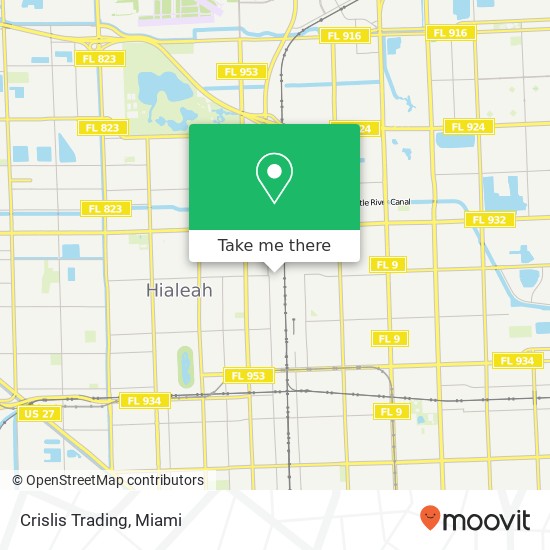 Crislis Trading, 1065 E 41st St Hialeah, FL 33013 map