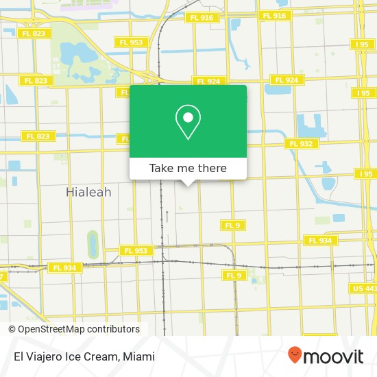 El Viajero Ice Cream, 9341 NW 33rd Ct Miami, FL 33147 map
