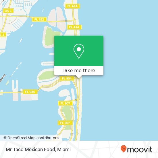 Mr Taco Mexican Food, 6974 Collins Ave Miami Beach, FL 33141 map