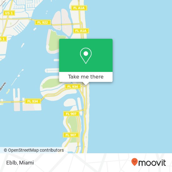 Eblb, 7100 Collins Ave Miami Beach, FL 33141 map