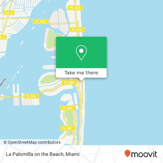 La Palomilla on the Beach, 219 71st St Miami Beach, FL 33141 map