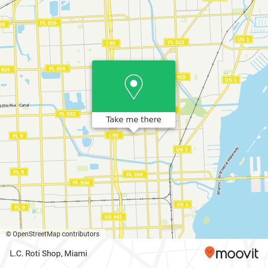 L.C. Roti Shop, 9505 NW 2nd Ave Miami, FL 33150 map