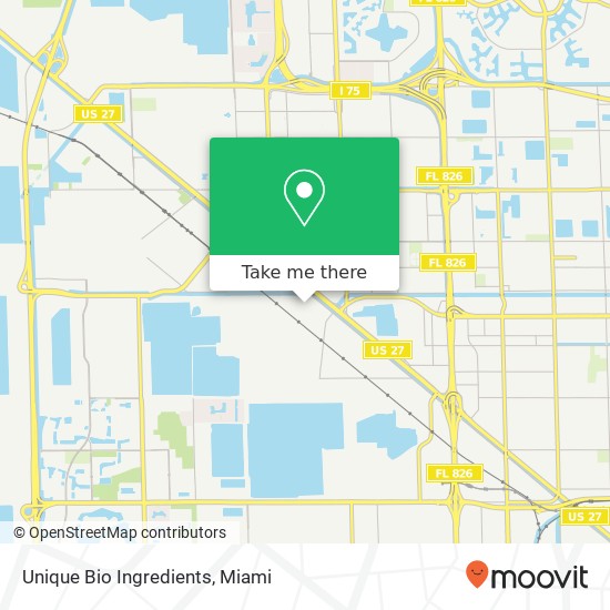 Unique Bio Ingredients, 9012 NW 105th Way Medley, FL 33178 map