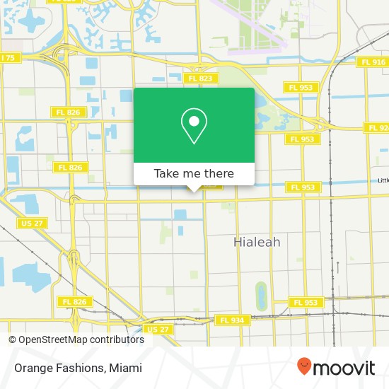 Orange Fashions, 499 W 49th St Hialeah, FL 33012 map