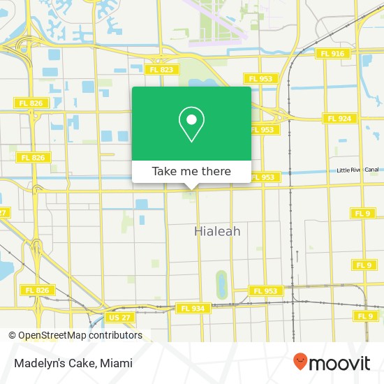 Madelyn's Cake, 40 W 49th St Hialeah, FL 33012 map