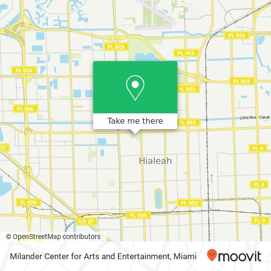 Milander Center for Arts and Entertainment map