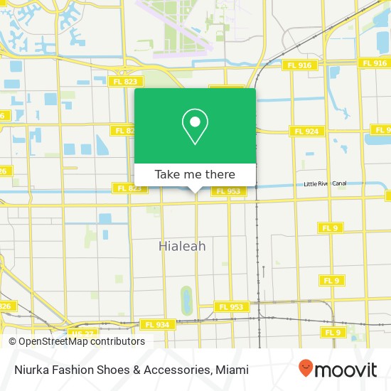 Niurka Fashion Shoes & Accessories, 5080 E 4th Ave Hialeah, FL 33013 map