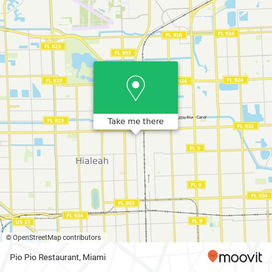 Pio Pio Restaurant, 1000 E 47th St Hialeah, FL 33013 map