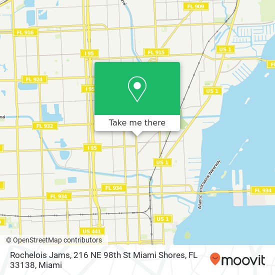 Rochelois Jams, 216 NE 98th St Miami Shores, FL 33138 map