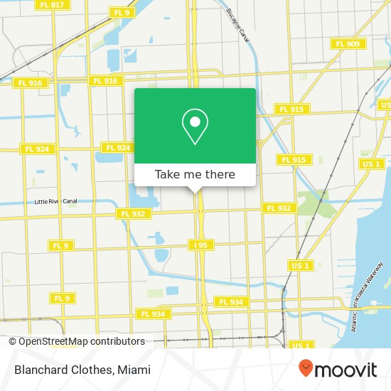 Blanchard Clothes, 10645 NW 7th Ave Miami, FL 33150 map