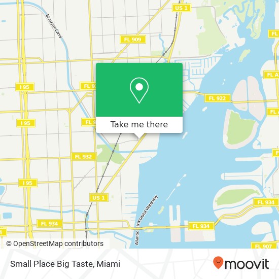 Small Place Big Taste, 10800 Biscayne Blvd Miami, FL 33161 map