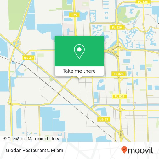 Giodan Restaurants, 9176 NW 121st St Hialeah, FL 33018 map