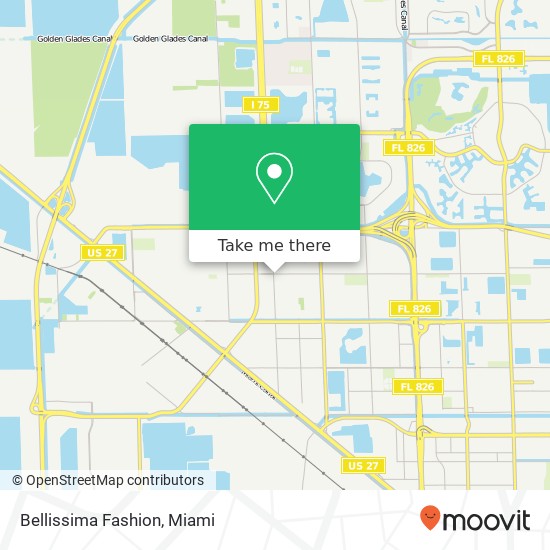 Mapa de Bellissima Fashion, 3178 W 76th St Hialeah, FL 33018