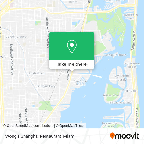 Wong's Shanghai Restaurant map
