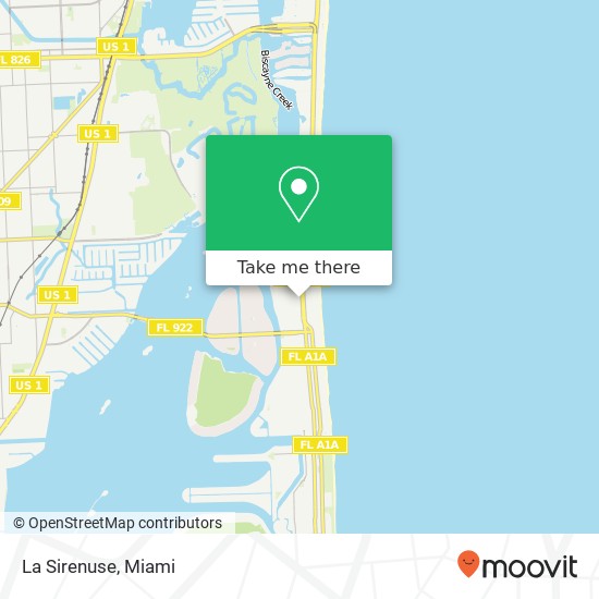 La Sirenuse, Bal Harbour Blvd Bal Harbour, FL 33154 map