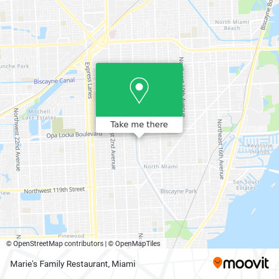 Marie's Family Restaurant map