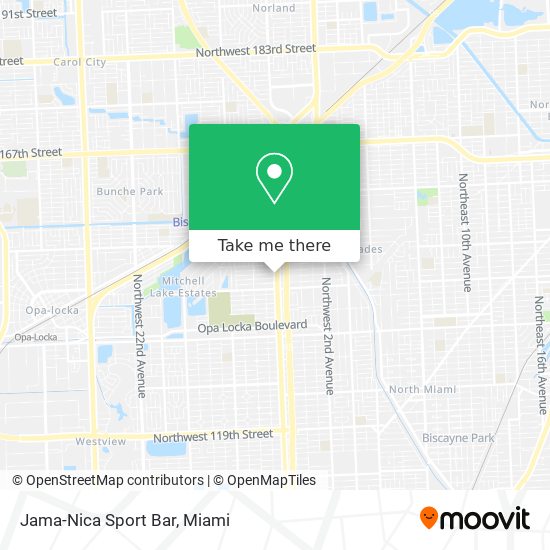 Mapa de Jama-Nica Sport Bar