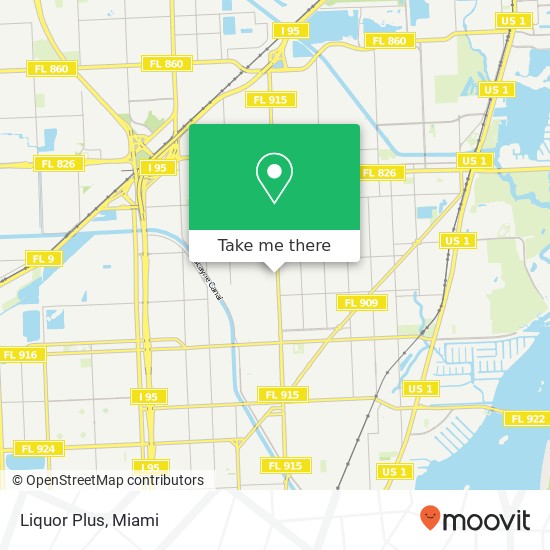 Liquor Plus map