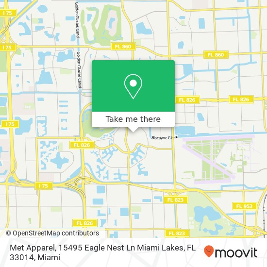 Met Apparel, 15495 Eagle Nest Ln Miami Lakes, FL 33014 map