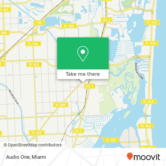 Audio One, 1926 NE 154th St North Miami Beach, FL 33162 map