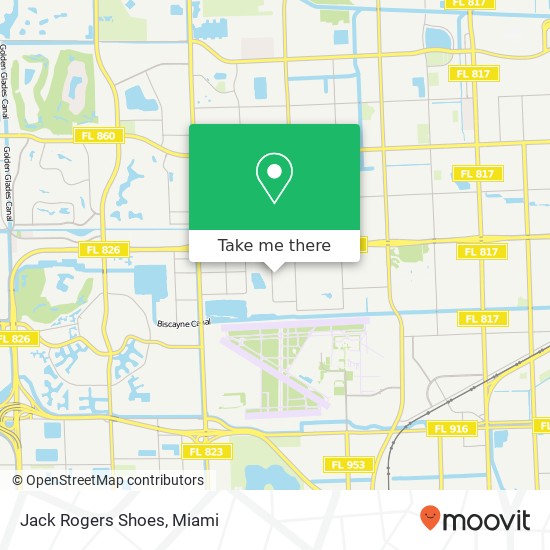 Jack Rogers Shoes, 16201 NW 49th Ave Hialeah, FL 33014 map