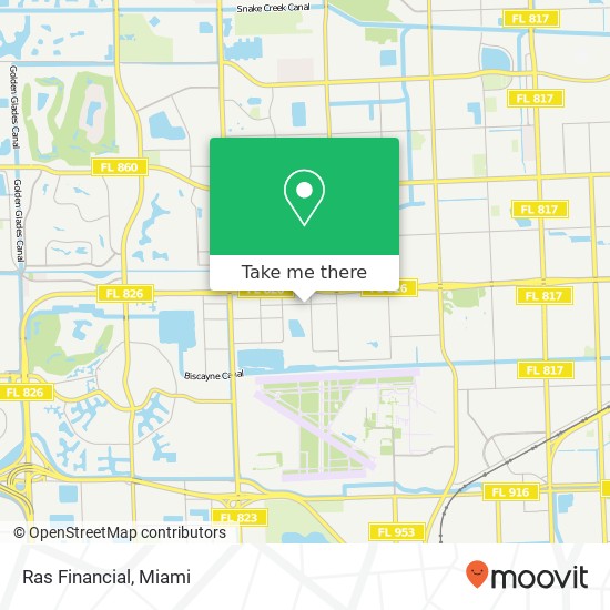 Ras Financial, 4960 NW 165th St Hialeah, FL 33014 map