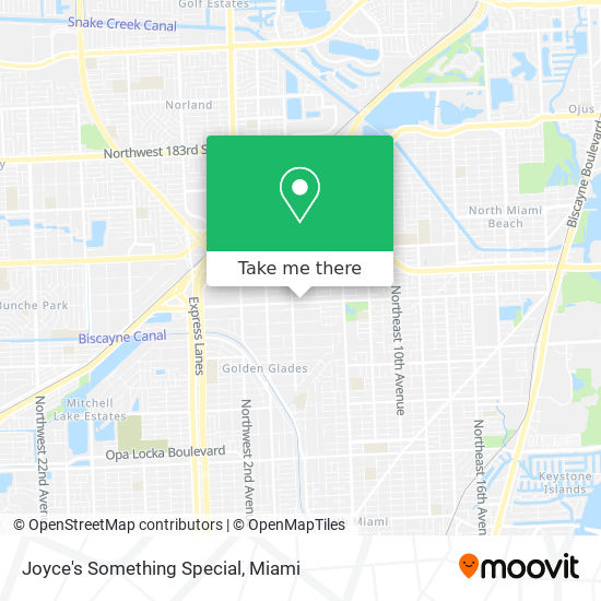 Mapa de Joyce's Something Special