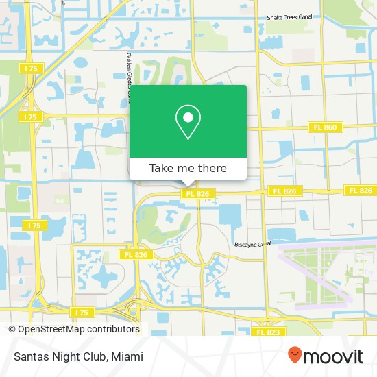 Mapa de Santas Night Club